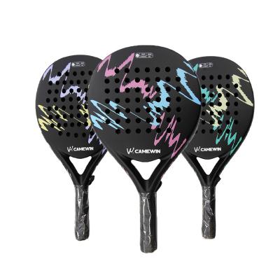 China Full Carbon Beach Tennis Racket Soft EVA Face Raqueta With Bag Unisex Equipment Padel Racket for sale