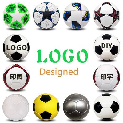 中国 設計はあなたのロゴあなた自身のパターン サイズ3をFootaball 4つの5つのSocerの球印刷した 販売のため