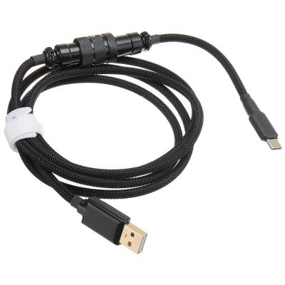 China Mechanical Keyboard Cable Heavy Duty Aviation Connector Coupling 1.5M USB Type C Port for sale