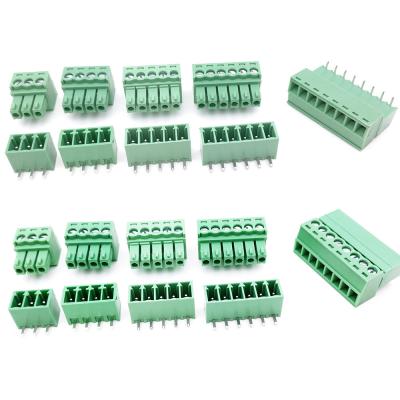 China 3.5mm Pitch PCB Pluggable Screw Terminal Blocks Plug + Right Angle or Straight Socket for sale