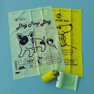 China Sacos de cocô de cães impressos personalizados para animais de estimação à venda
