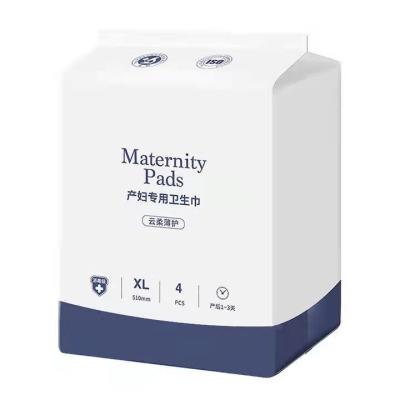 China Soft Non-woven Disposable Maternity Net Surface Sanitary Pad for Heavy Flow Days for sale