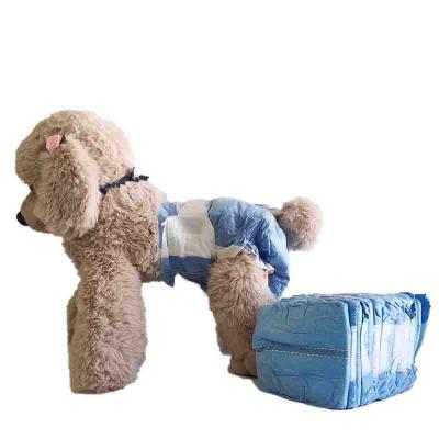 China Disposable Pet Diaper Customized Size High Absorbency All-Absorb Wrap for Male Dogs for sale
