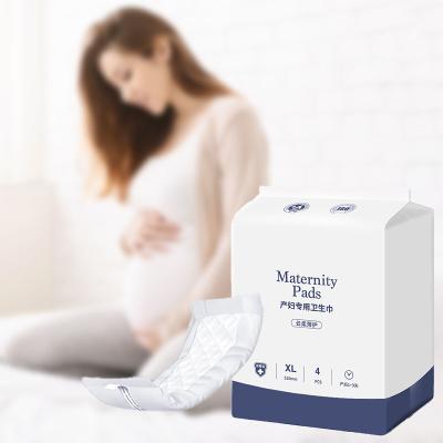China Mom Maternity Pads After Delivery Maxi / Super Cotton Customized OEM ODM Breathable Night for sale