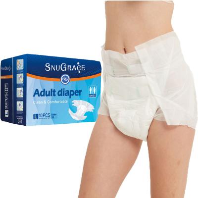 China Sap Adult Diapers S M L XL XXL Ultra Thick Super Absorbent OEM for sale