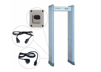 China 18 Zone Walk Through Gate Scanners For Super Sensitivity Clip Detection for sale