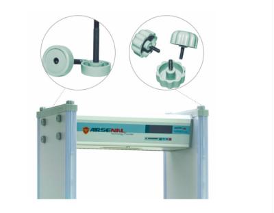 China Government Building Inspection Walk Through Detector , Multi Zone Door Frame Metal Detector for sale