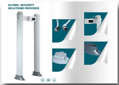 China LCD Display 255 Level Body Metal Detectors Gate , Pass Through Metal Detector With Cloud Storage System for sale