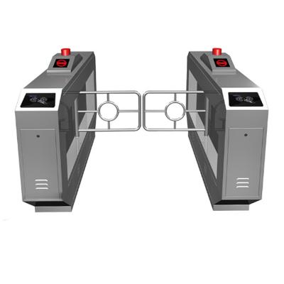 China Sistemas de seguridad del torniquete de la puerta de oscilación, sistema de barrera automático de la puerta del lector de tarjetas de Rfid en venta
