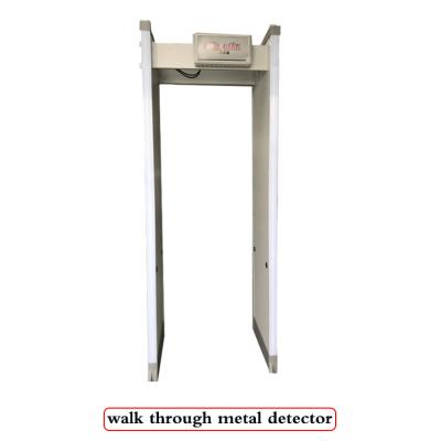 China 18 Detection Zones Waterproof Walk Through Metal Detectors Body Security Checking for sale