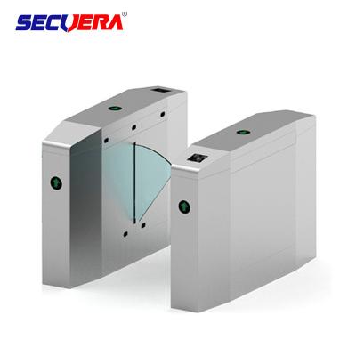 China Flap type automatic turnstile control board access control barcode wing turnstile for public transport for sale
