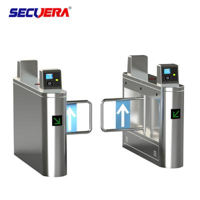 China Flap Security Turnstile Gate Face Recognition Flap Barrier 3 Years Warranty for sale
