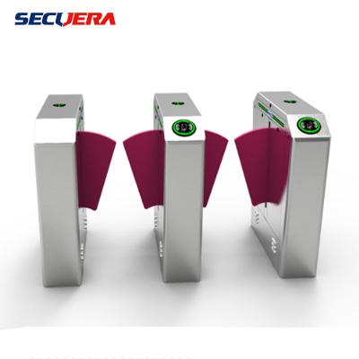 China RFID Card Reader Access Control Flap Barrier Turnstile with Fashion Style Design for sale
