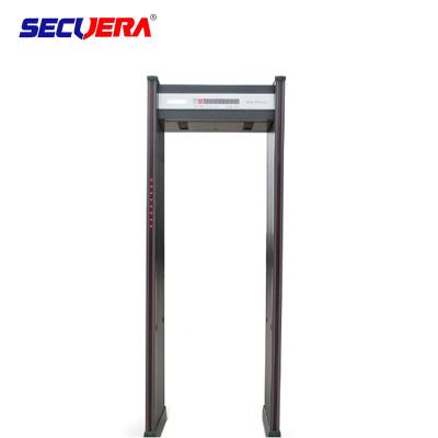 China Outdoor Door Frame Metal Detector , 24 Zone Security Walk Through Gate Waterproof IP65 for sale
