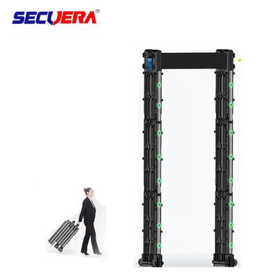 China Multi Zone Door Frame Metal Detector Waterproof Audible And Volume Adjustable for sale