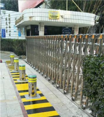 China Retractable Hydraulic Rising Bollards Automatic Access Control Stainless Steel for sale
