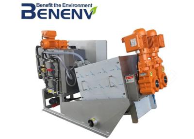 China Cutting Edge Screw Press Dewatering Machine Low Power  Consumption for sale