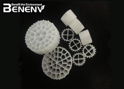 China Os bio meios da bola K1 K3 filtram o reator do Biofilm da cama movente no tratamento da água da cultura aquática à venda