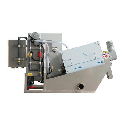 China Durable Dewatering Screw Press Machine  Municipal Sludge Dewatering System for sale