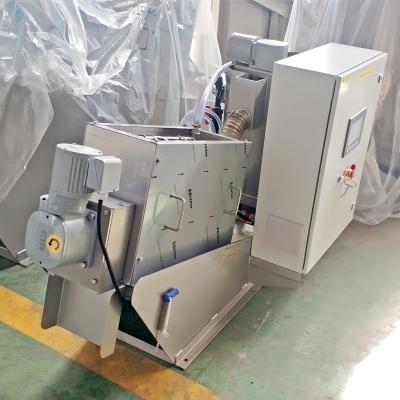 China Sludge Small Dewatering Screw Press Systems Multi Disk for sale