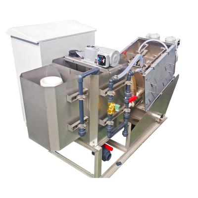 China Unidade de secagem de secagem da lama da imprensa de parafuso da lama do tratamento de esgotos à venda