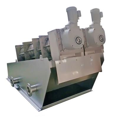 China Wastewater Treatment Screw Press Dewatering Device For Beverage Plant for sale