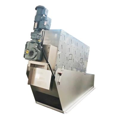 China Sludge Dewatering Screw Dehydrator in Slaughter Wastewater Treatment for sale