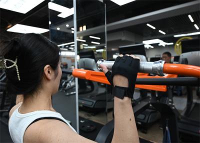 China Luvas de fitness femininas Proteção total da palma do pé Luvas de mão do ginásio Preto à venda