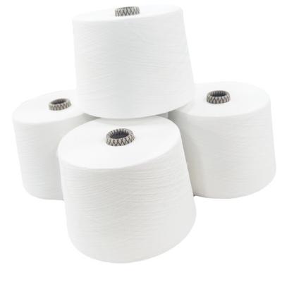Chine 80% de polyester recyclé 20% de viscose mélangé NE 20/1 Siro Spun Cone de fil de tissage pour les fils de t-shirts à vendre