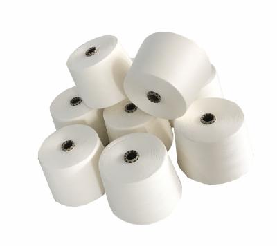 China Standard Strength 65% Cationic Dyeable Polyester 35% Bamboo 25 70D Core Spun Yarn for sale