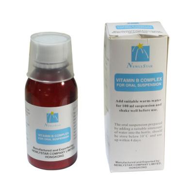 China Liquid Vitamin B Complex Dosage Oral Suspension Medicine 100ml , Oral Syrup for sale