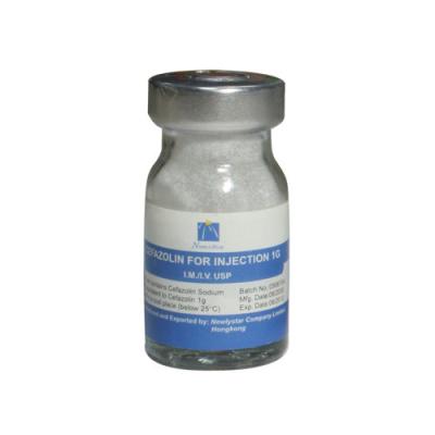 China Antibiotic Dry Powder Injection / Cefazolin Sodium Injection Antibiotic Action for sale