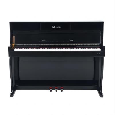 China 128 Polyphonic Numbers Digital Spinet Piano Wood Grain Black For Young Kid for sale
