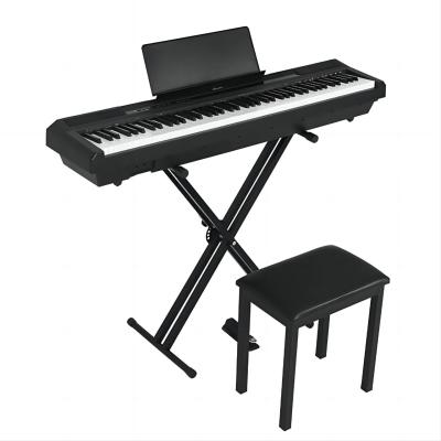 China Black Large Portable Digital Piano Wooden Frame For Children for sale