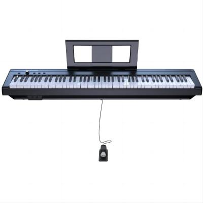 China Piano portátil digital blanco y negro en venta