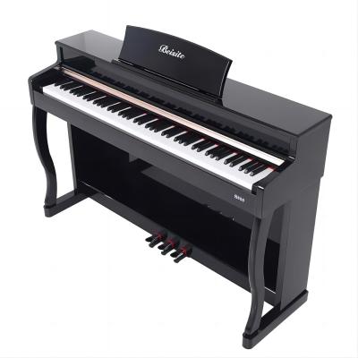China Controle de volume Piano elétrico ponderado Piano digital vertical Piano certificado ISO à venda
