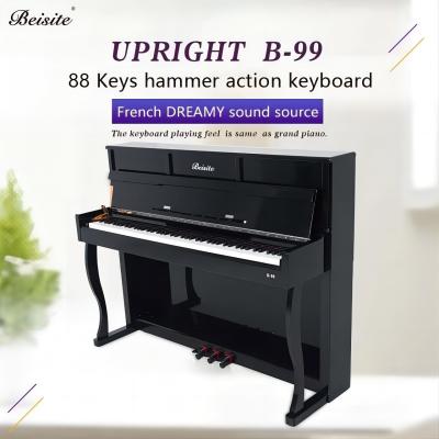 China USB Interface Classic Upright Piano Foldable Digital Piano For Youth for sale