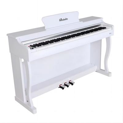 China ISO White Stand Up Piano Eco Friendly Materials Lightweight And Portable for sale