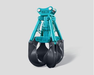 China Gancho agarrador rotativo hidráulico de madera de 50 Ton Excavator Hydraulic Excavator Grab en venta