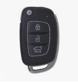 China 433MHz 3 Button Hyundai Car Key 95430-2W410 Hyundai Santa Fe 2014 Flip Remote for sale