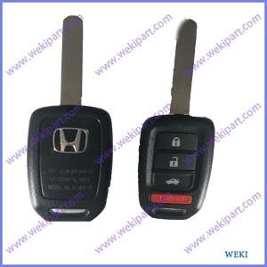 China OEM Honda Car Remote Key , Honda Remote Head Key 4 Button MLBHLIK6-1T 315mhz for sale
