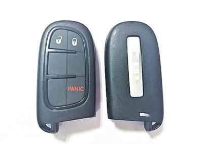 China 3 Button JEEP Remote Key Shell , GQ4-54T Black Plastic Smart Car Key Fob for sale