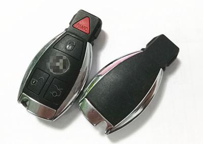 China Plastic Material Benz Key Fob  4 Button Keyless Entry Fob FCC IYZDC12K  Not Included Blade for sale