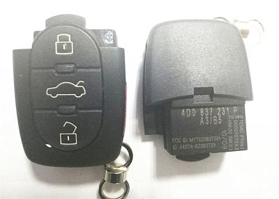 Cina La catena dell'orologio chiave automatica nera/chiave a distanza MYT8Z0837231 3+1 di Audi abbottona la qualità dell'OEM in vendita