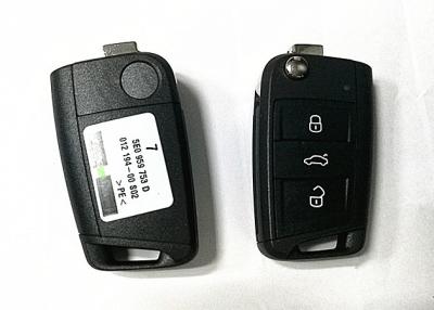 China PN 5E0959753D 433 MHZ Chip ID 48 Skoda MK7 Remote Key With CR2032 Battery for sale