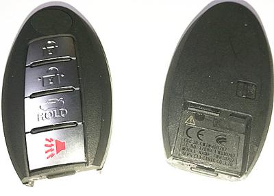 China Nissan Sunny / Sentra 2015-2017 3+1 Button Remote Key FCC ID CWTWB1U787 for sale