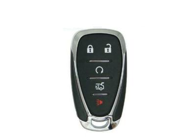 중국 433 MHZ Chevrolet 5 단추 똑똑한 열쇠가 없는 리모트 Fob 소성 물질 FCC ID HYQ4EA 판매용