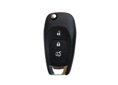 China Black Chevrolet Flip Key / Chevrolet Key 3 Buttons 433 Mhz Fob PCF7961 Chip for sale