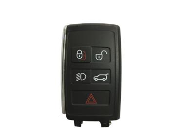 China 434MHz 5 Button Auto Key Fob / Land Rover Remote Key Plastic Black Color for sale