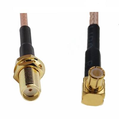 中国 IPEX UFL To SMA Female Jack Bulkhead Connector Adaptor And Mini 1.13 RF Coax Pigital Assembly 販売のため